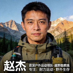 专家赵杰头像 - 资深户外运动领队与越野跑教练，专注耐力运动与野外生存