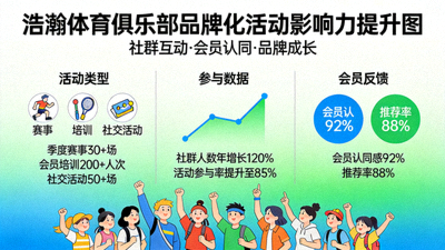 活动品牌化图 - 展示浩瀚体育俱乐部如何通过品牌化活动提升社群影响力和会员认同感